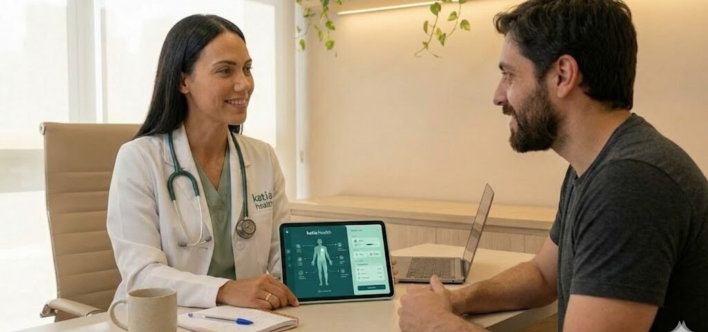 doctor atendiendo a paciente