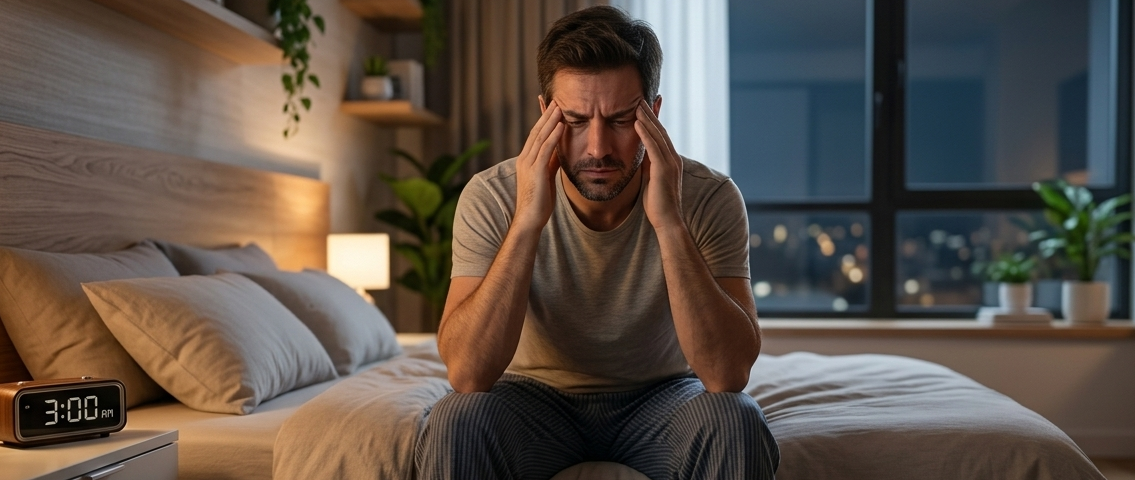 insomnio despertar nocturno a las 3 am cortisol estres laboral
