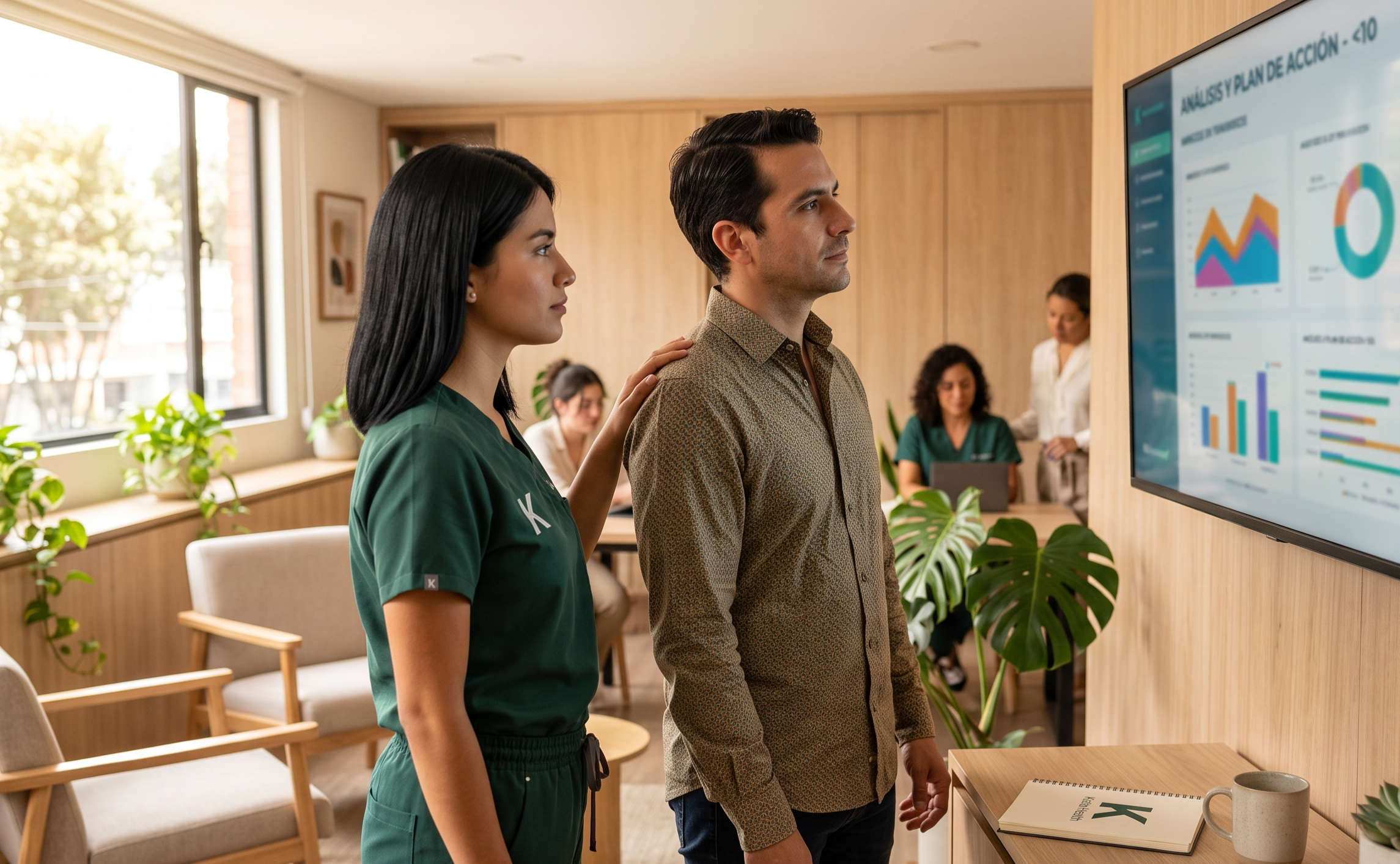 Equipo de cuidado de Katia Health acompañando a colaboradores de una empresa
